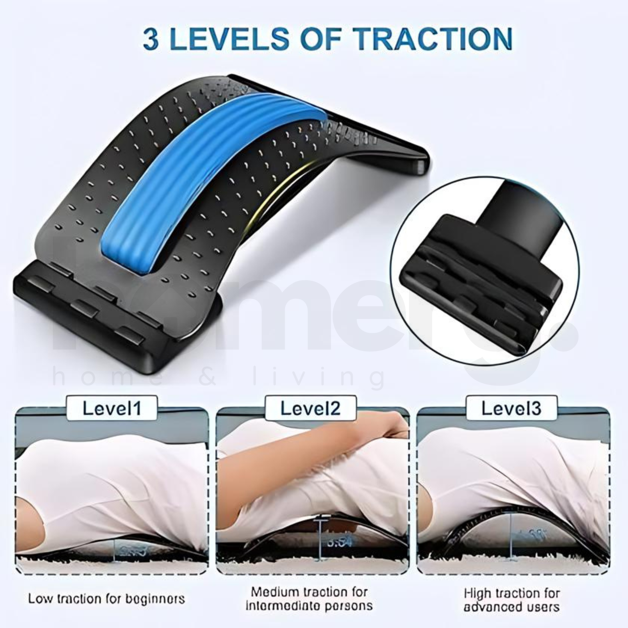 Multi-Level Adjustable Posture Corrector & Back Stretcher