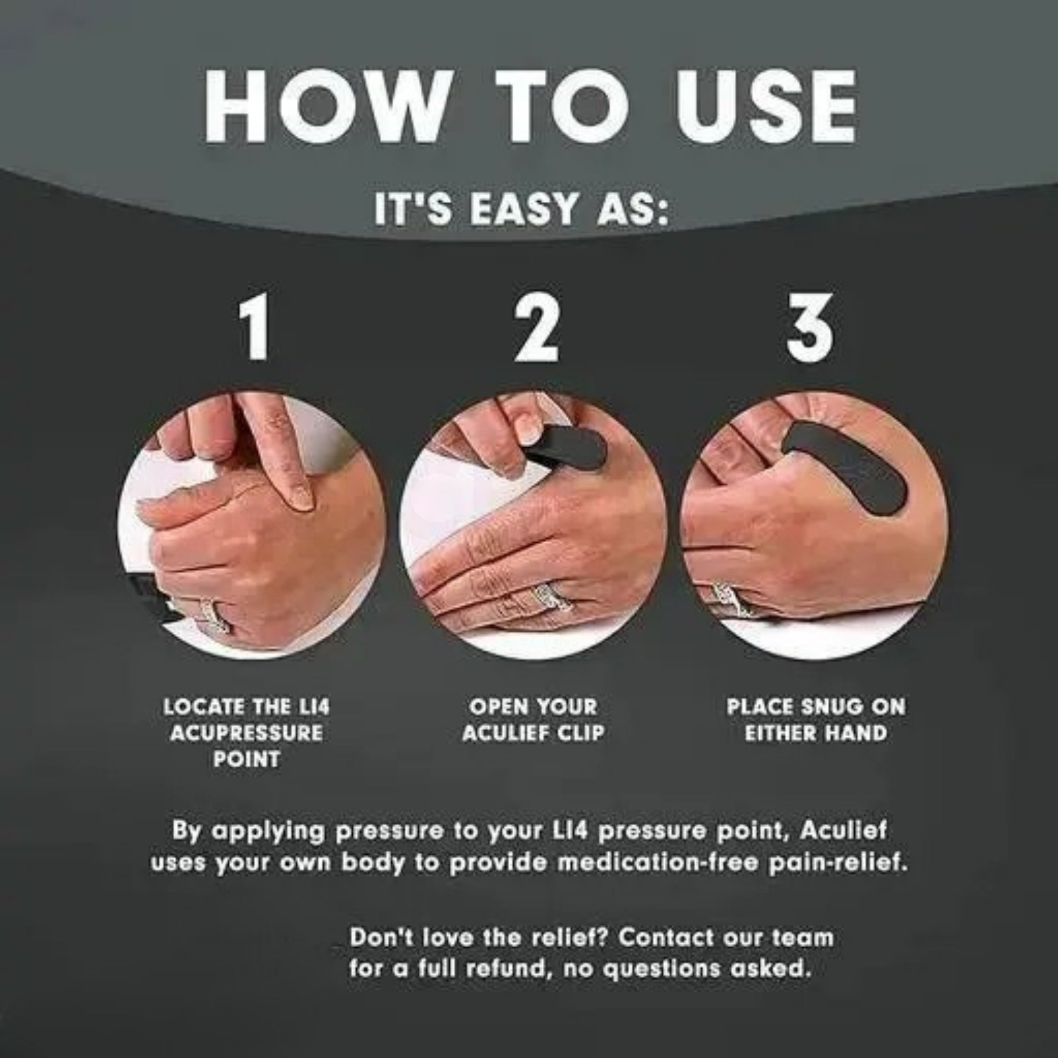 Acupressure Magnetic Sugar Control Clip - (BUY 1 GET 1 FREE)