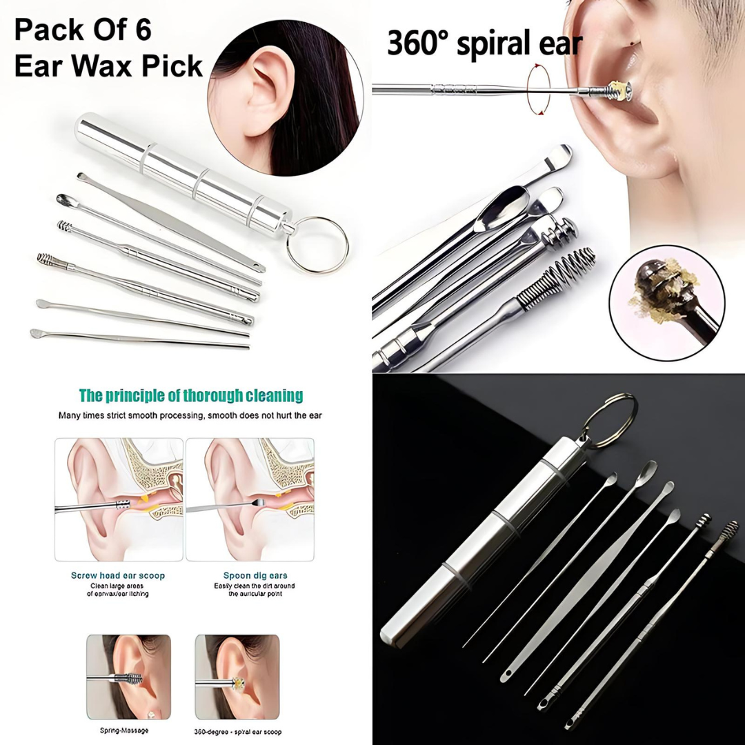 6 PCS Ear Wax Removal Kit - (BUY 1 GET 1 FREE)