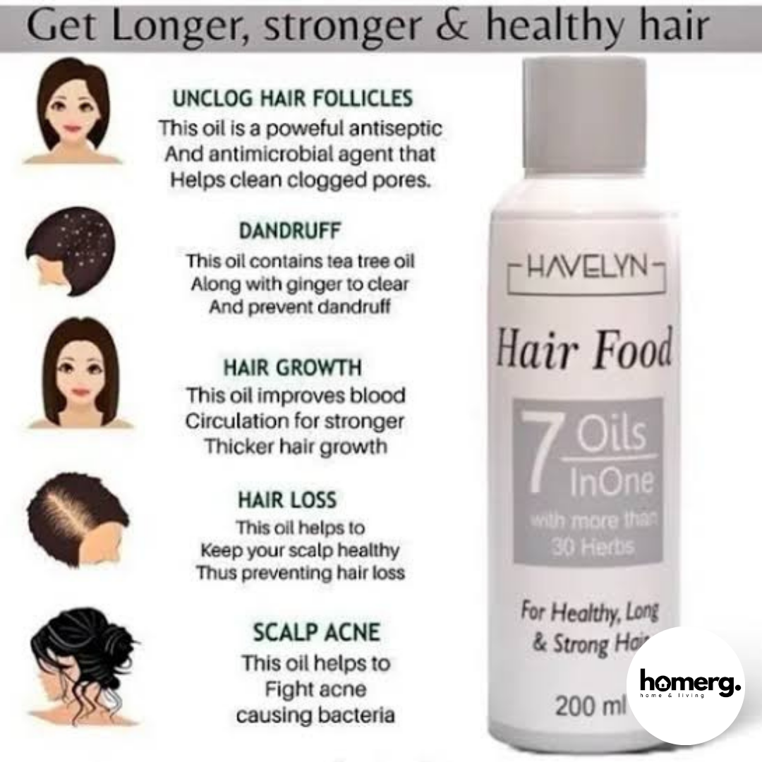 7 in 1 Havelyn Hair Food Oil - (FREE Delivery)